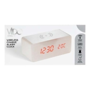 Viido W/less Charge Alarm Clk &pound;8.00