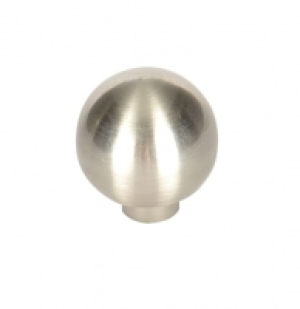 Wickes Ball Top Door Handle - Brushed Nickel 32mm Pack of 6