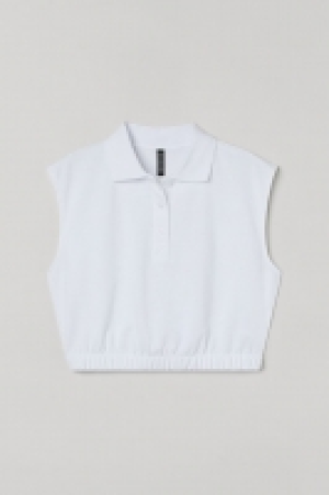 Cropped polo shirt £10.00