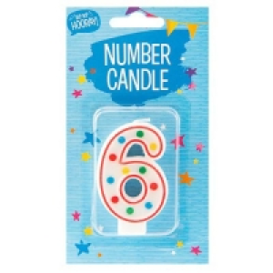 6 Birthday Candle £1.00