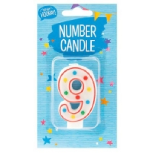 9 Birthday Candle £1.00
