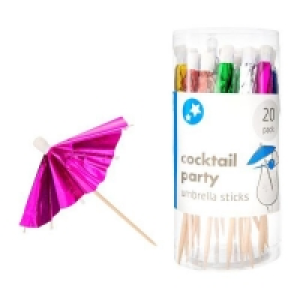 Umbrella Sticks 18pk £1.00
