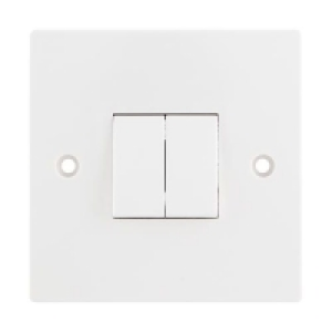 2 Gang 2 Way Light Switch £0.50
