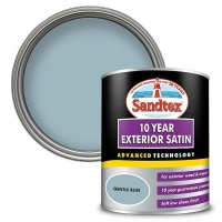 Homebase  Sandtex® Exterior 10 Year Satin Paint Gentle Blue - 750ml