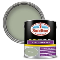 Homebase  Sandtex® Exterior 10 Year Satin Paint Bay Tree - 2.5L