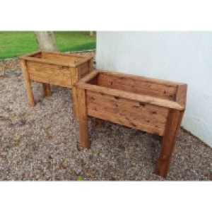 Scandinavian Redwood Garden Planter Set by Charles Taylor £134.00