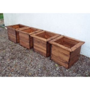 Scandinavian Redwood Garden Planter Set by Charles Taylor £159.00