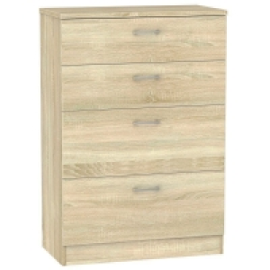 Elmsett Tall Chest of Drawers Natural 4 Drawers £209.00