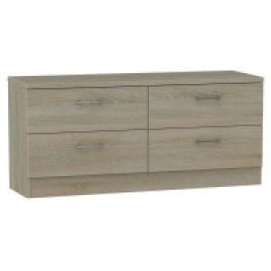 Elmsett Large Chest of Drawers Brown 4 Drawers £229.00