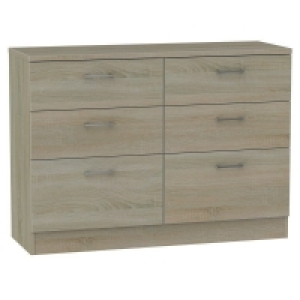 Elmsett Large Chest of Drawers Brown 6 Drawers £239.00