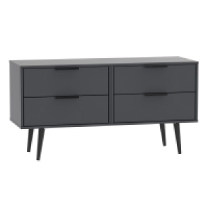Drayton Large Chest of Drawers Black 4 Drawers £299.00