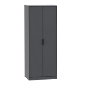Drayton Tall Wardrobe Black 2 Doors £309.00