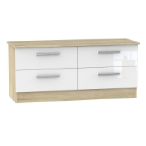 Buxton Large Chest of Drawers Natural & White 4 Drawers £279.00