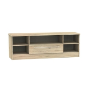 Colby TV Unit Large Natural 5 Shelves 1 Drawer £279.00