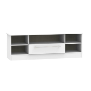 Colby TV Unit Light Grey 5 Shelves 1 Drawer £279.00