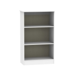 Colby Tall Bookcase Grey 3 Shelves £169.00