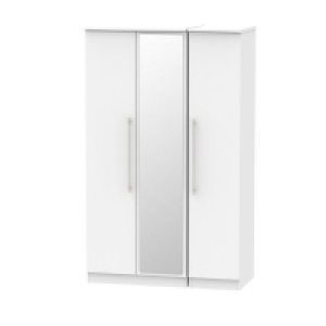 Colby Tall Wardrobe Light Grey 3 Doors £449.00