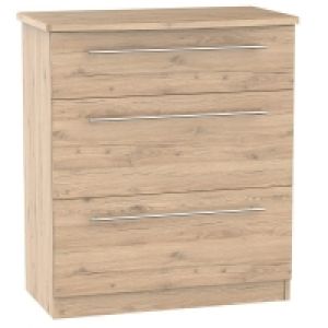 Colby Chest of Drawers Natural 3 Drawers - 88.5cm £209.00