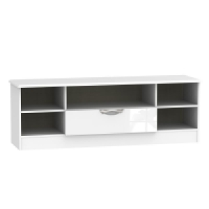 Weybourne Large Cupboard White 5 Shelves 1 Drawer £299.00