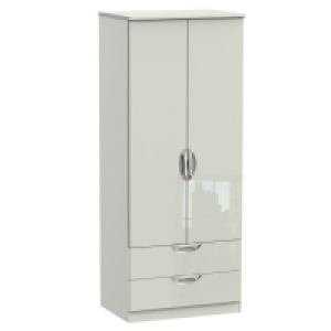 Weybourne Tall Wardrobe Off-white 2 Doors 2 Drawers £369.00