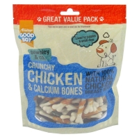 QDStores  Good Boy Crunchy Chicken & Calcium Bones Jumbo Pack 350g