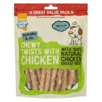 QDStores  Good Boy Chewy Twists With Chicken Jumbo Pack 320g