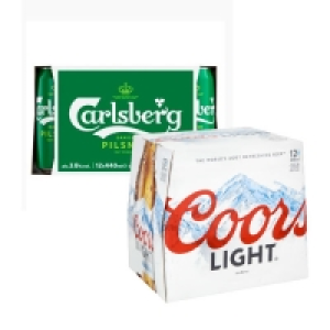 Carlsberg & Coors Light £10.00