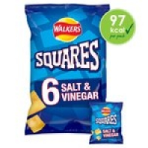 Walkers Squares Salt & Vinegar Multipack Snacks Crisps £2.00