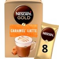 Morrisons  Nescafe Gold Caramel Latte Instant Coffee 8 x Sachets