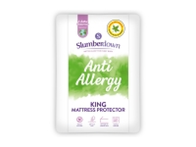 Lidl  Slumberdown Anti-Allergy Mattress Protector King Size