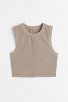 HM  Sleeveless cropped top