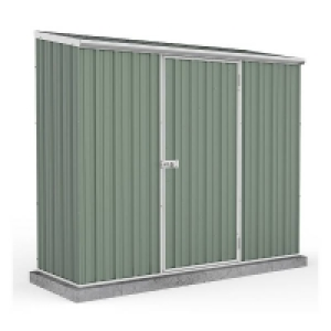 Absco 7.5 x 3ft Space Saver Metal Pent Shed - Green £370.00