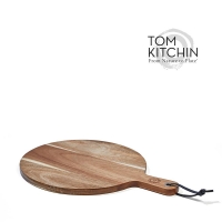 HomeBargains  Tom Kitchin: Circular Natural Acacia Wood Serving Board