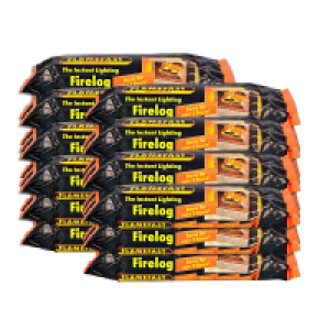 HomeBargains  Flamefast: Firelogs (Case Of 15)