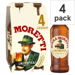 Tesco  Birra Moretti Lager 4X330ml