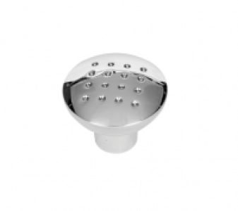 Wickes Dimple Door Knob - Polished Chrome 32mm Pack of 6
