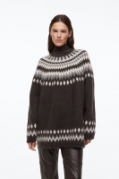 HM  Mohair-blend jacquard-knit jumper