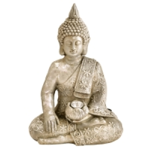 Sitting Buddha Ornament With LED Light £12.00