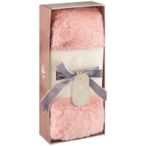 Pink Fur Heatable Neck Wrap