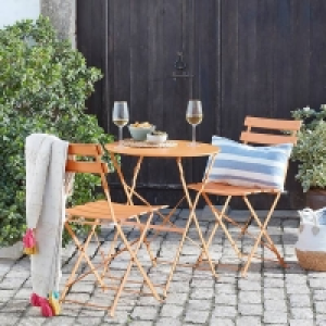 Millie Metal Bistro Set - Yellow £71.25