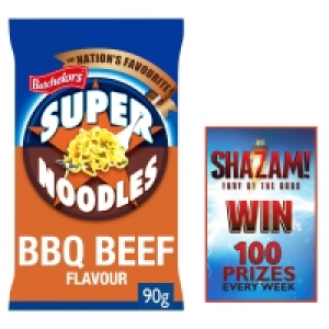 Iceland  Batchelors Super Noodles BBQ Beef Flavour 90g