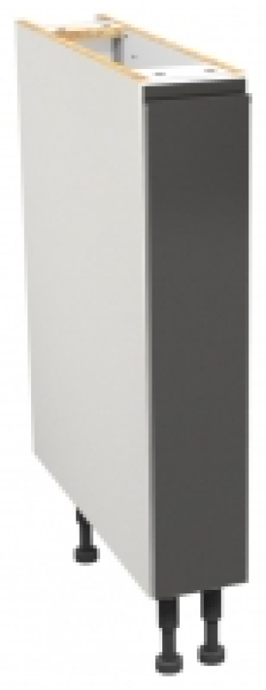 Wickes  Madison Dark Grey Gloss Pull Out Base Unit - 150mm