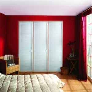 Closed Louvre Door 72x18in White