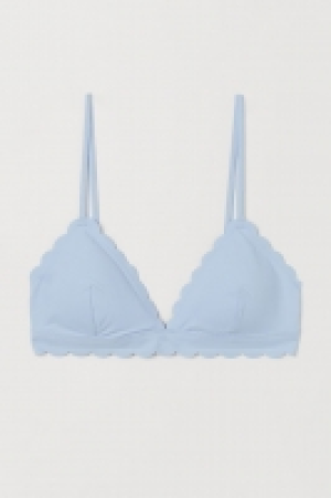 Padded triangle bikini top £10.00