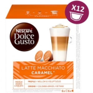 Nescafe Dolce Gusto Latte Macchiato Caramel 12pk £3.00