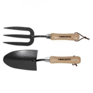Homebase Trowel & Fork Garden Hand Tool Set &pound;5.00