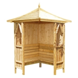 Shire Blue Honeysuckle Corner Garden Arbour 4 x 4 £429.00