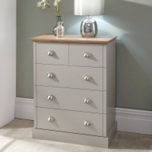 Kendal Chest of Drawers Grey 5 Drawers £154.00