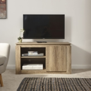 Canyon TV Unit Natural 2 Shelves 1 Door £104.00