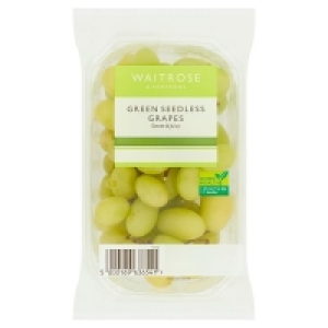 Waitrose Green Seedless Grapes500g £2.25